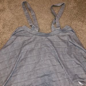 Skirt with suspenders